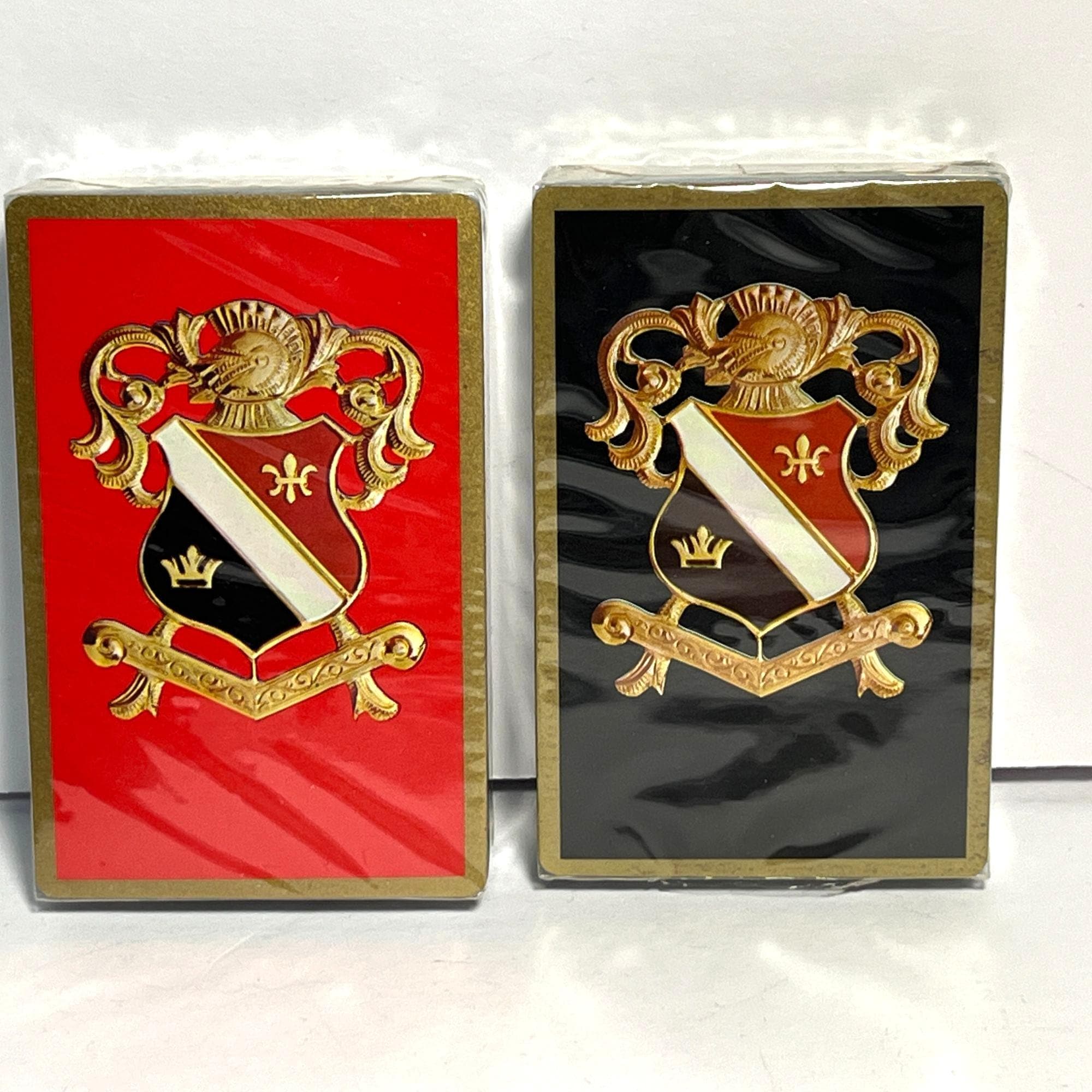 Friars Club Deck, New, Unopened, Dark Blue & Orange, 2 Decks