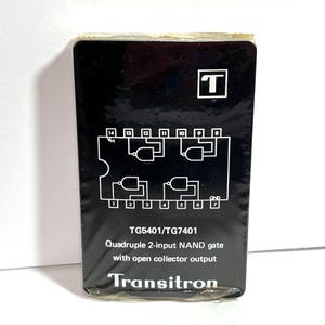 Promoção de cartas de baralho vintage Transitron TG5401/TG7401