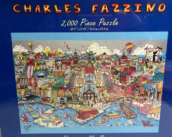 新品未開封 プレミア CHARLES FAZZINO 2000ピースパズル 新品未開封 プレミア CHARLES FAZZINO 2000ピースパズル