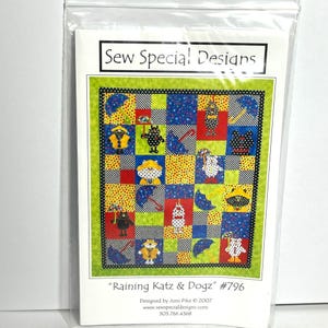 Sew Special Designs Quilt Pattern Raining Katz & Dogz