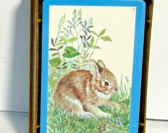 Vintage Bunny Rabbit Jeu de cartes complet à un jeu Hampshire