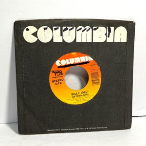 Billy Joel vinylplaat single Uptown Girl Careless Talk Columbia