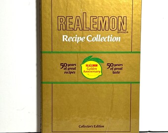 ReaLemon Recipe Collection Real Lemon 50th Anniversary Cookbook Vintage 1984
