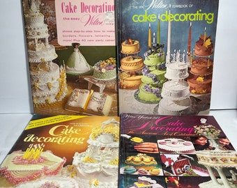 Wilton Cake Decorating Yearbooks 1970s lot of 4