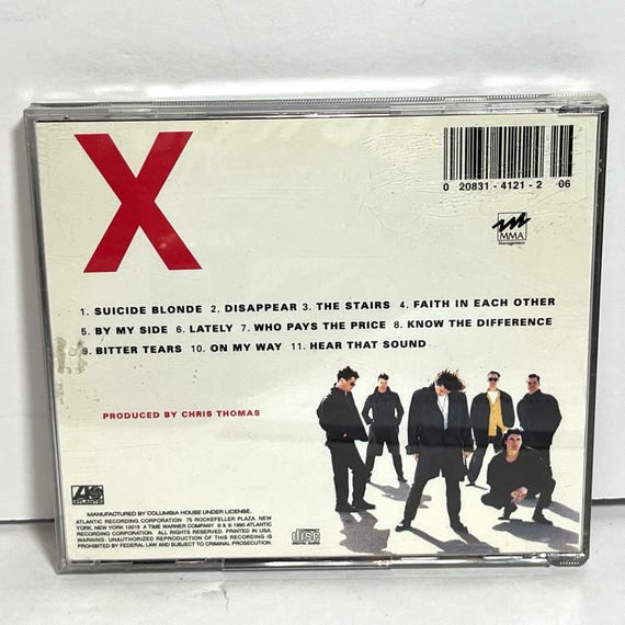 INXS X CD Album 1990 - Etsy Hong Kong