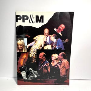 Peter Paul Mary Concert Program Book Vintage 1991 Folk Music Memorabilia