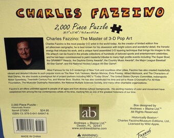 新品未開封 プレミア CHARLES FAZZINO 2000ピースパズル 新品未開封 プレミア CHARLES FAZZINO 2000ピースパズル