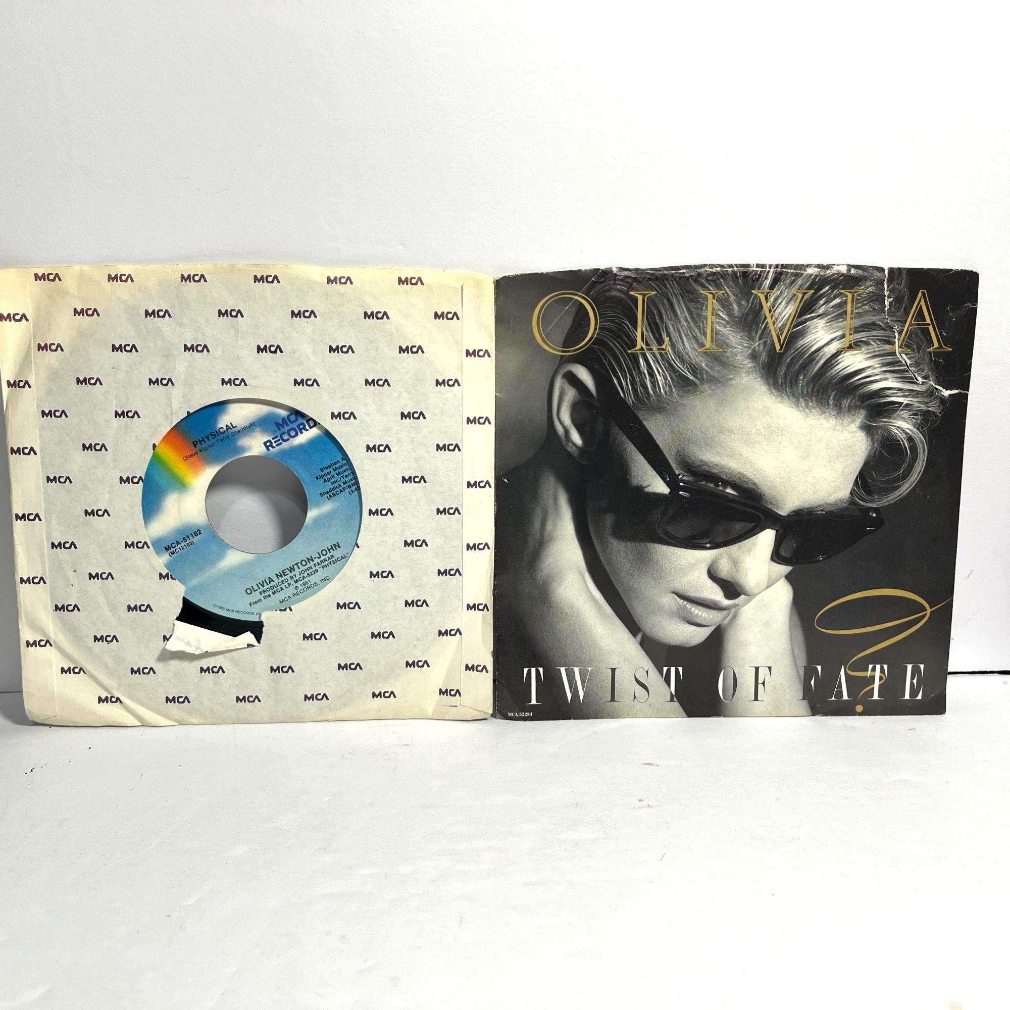 オリビア・ニュートン・ジョン 45回転レコード ツイスト・オブ