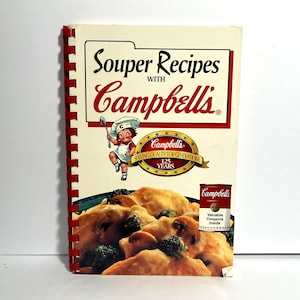 Receitas Vintage Souper com Campbells Cookbook 1994