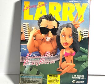 Vrijetijdspak Larry Passionate Patti in Pursuit of the Pulsating Pectorals PC Game 1989
