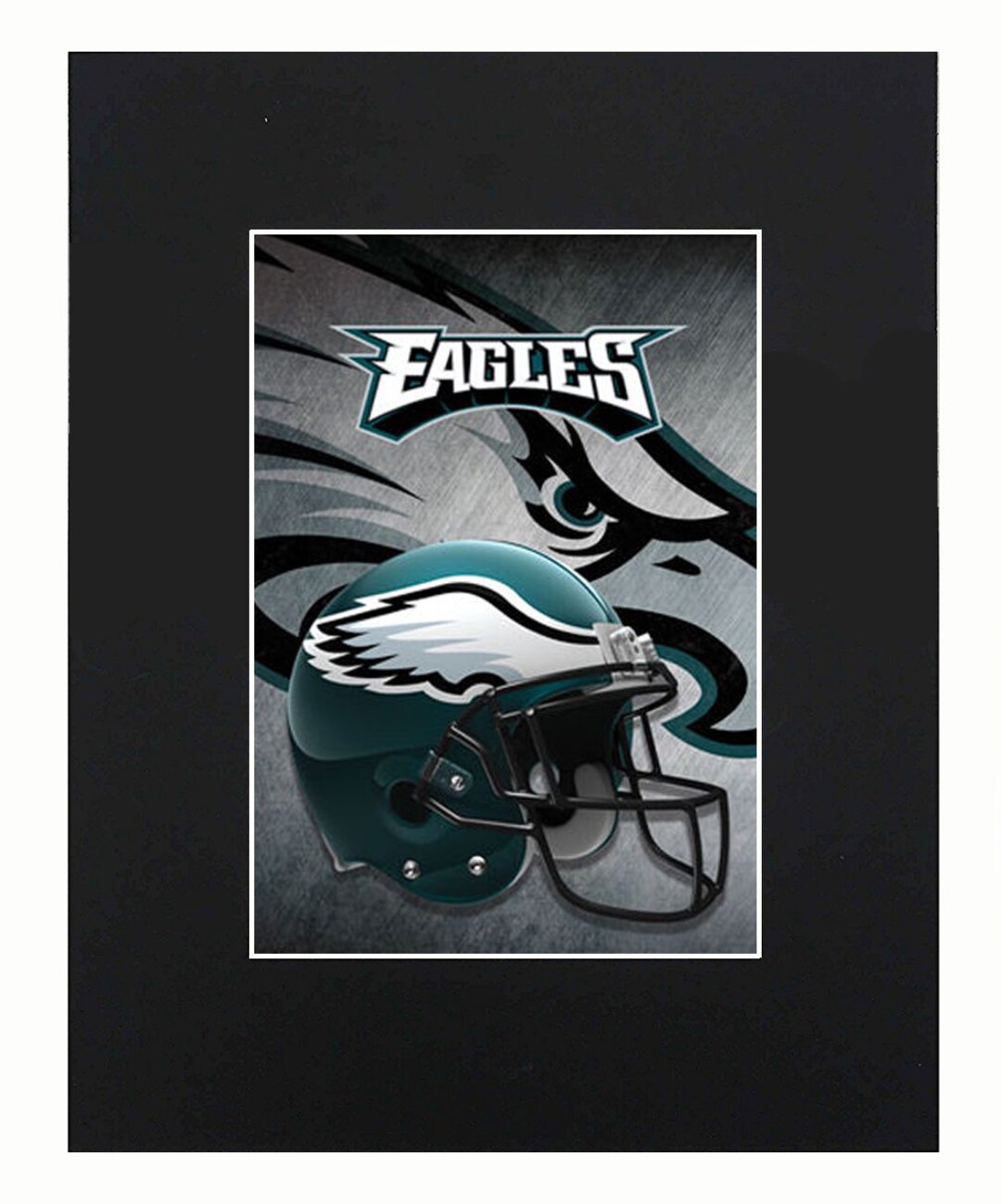 Philadelphia Eagles NFL Super Bowl Champions Football Portrait Art ...