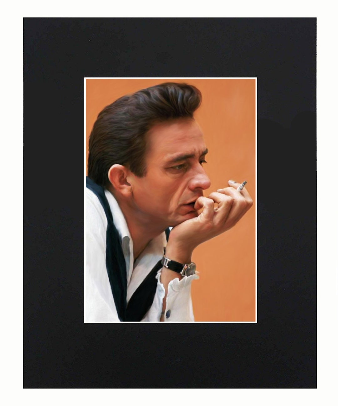 Johnny Cash Portrait Art Artworks Print Picture Photograph Small Poster ...