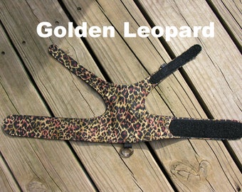 SafetyKatz Walking Jacket Golden Leopard Print ; Custom Made Cat Reversible Harness Vest Collar Kitten Kitty