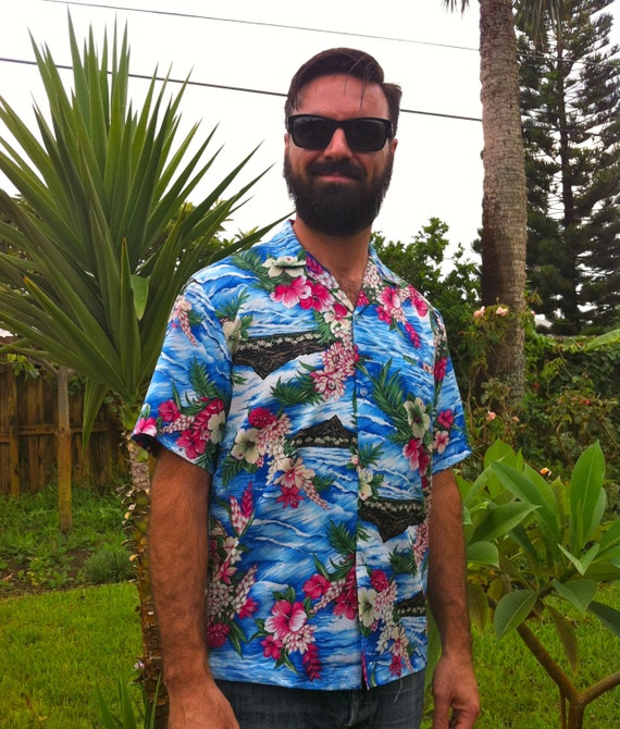100 polyester hawaiian shirts