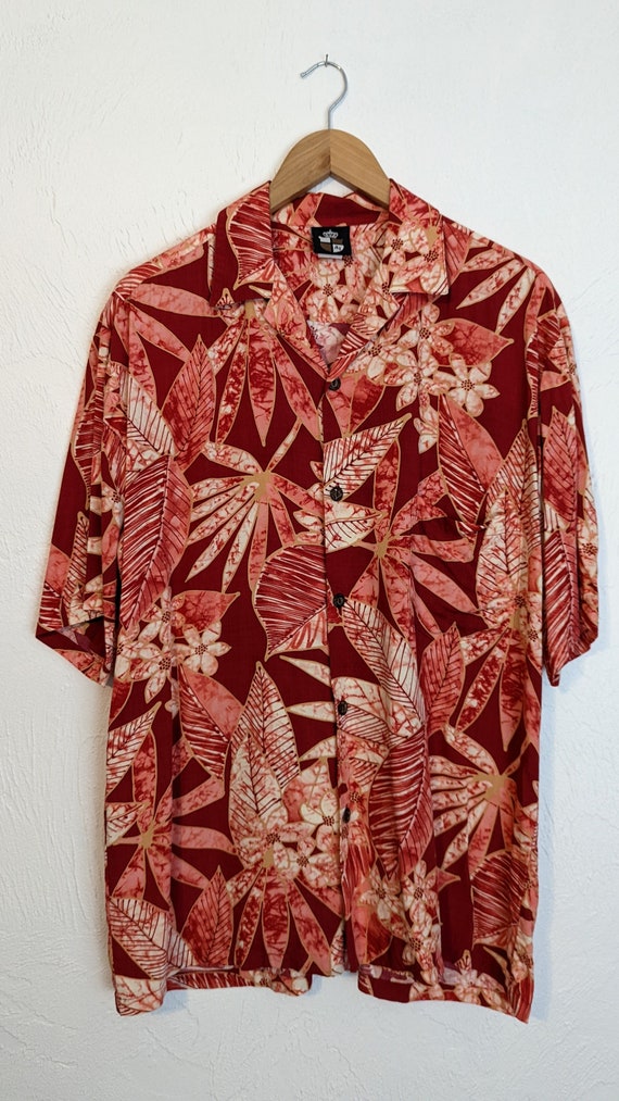 Vintage ALPINE INDY Authentic Hawaiian Button Up M