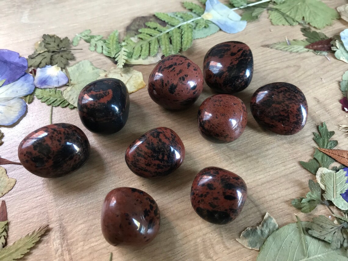 mahogany obsidian tumbled mahogany obsidian tumbled