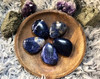 Sodalite Worry Stone // Crystal // Gift //