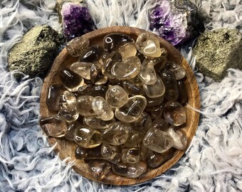 Smoky Quartz Crystal Tumblestone - Healing, Reiki