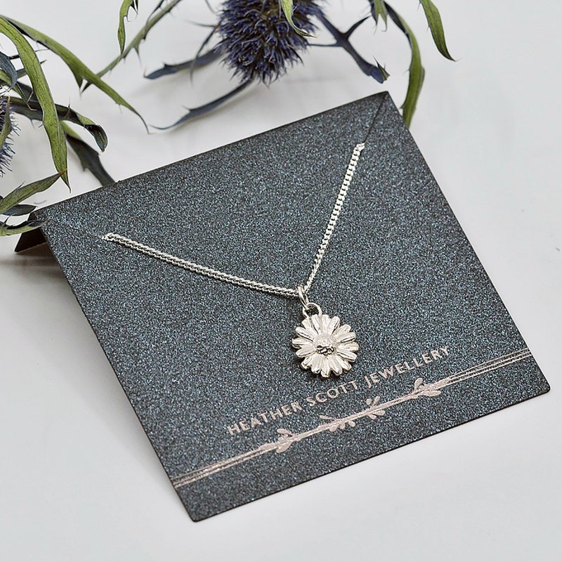 Daisy Leather Pendant