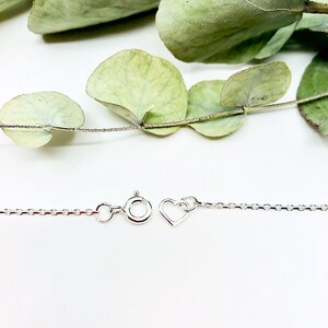 Silver clasp and heart fitting