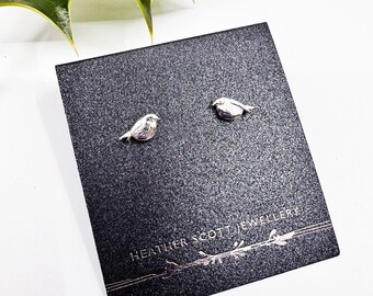 Rotkehlchen Ohrringe | Von der Natur inspirierter Schmuck