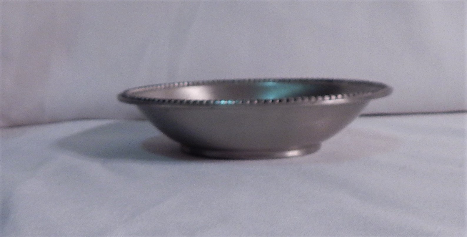 Vintage Fine Brushed Beaded Pewter Soap Dish Handmade Etsy