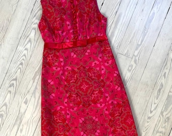 Vintage 1970s Dress /70s Silk Maxi Dress / Extra Small