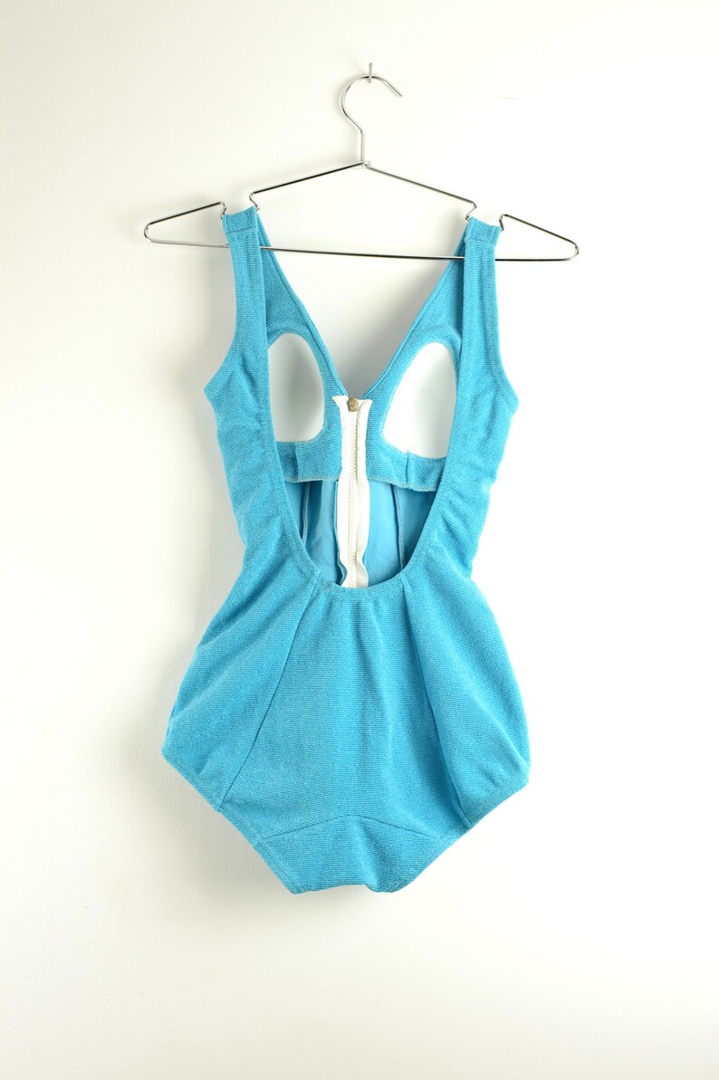 Vintage 1960s Swimsuit / 60s Aqua Va Va Voom Swimsuit / Small Etsy