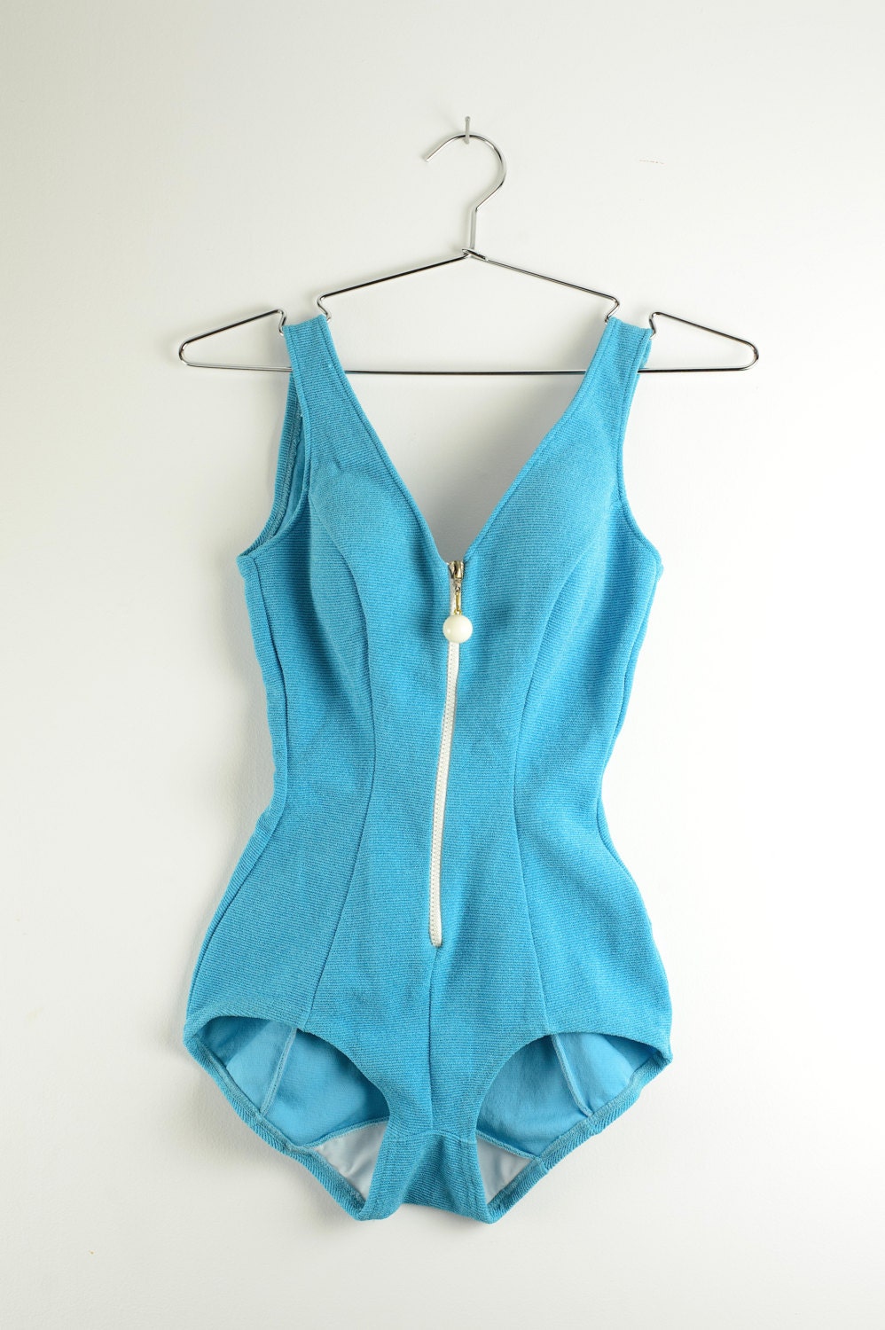 Vintage 1960s Swimsuit / 60s Aqua Va Va Voom Swimsuit / Small Etsy