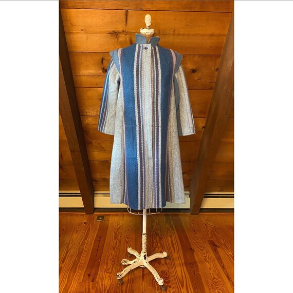 Vintage 1980s Coat / 80s Deadstock Norwegian Strip
