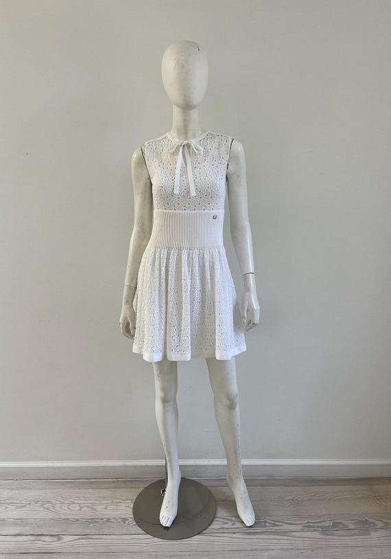 chanel white knit dress Vintage With Slip— 34 Valentine_Day_Dress