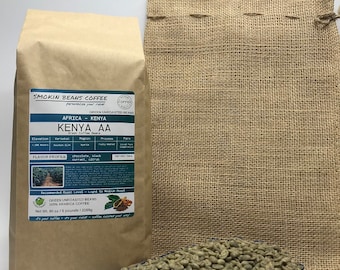 1lb/30lb - Kenya AA – Specialty Grade - Premium Unroasted Green Coffee Beans - Fresh Current Crop African Coffee