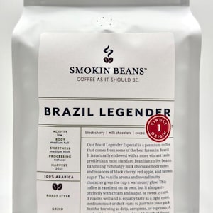 Fresh Roasted Brazil Legender Arabica Coffee - Black Cherry, Milk Chocolate, Cocoa - (2Lb)