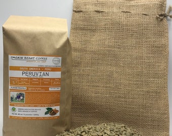 1lb/30lb - Peruvian – Specialty Grade – Premium Unroasted Green Coffee Beans - Fresh Current Crop South American Coffee