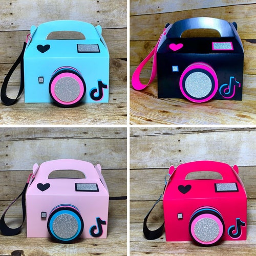 Tiktok Inspired Camera Boxes / Black Camera Box Etsy