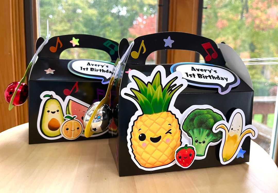 Hey Bear Sensory Favor Boxes: First Birthday Party, Jingle Bell