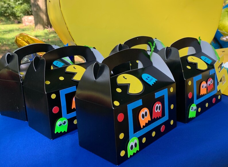 Pacman treat boxes set of 10 | Etsy