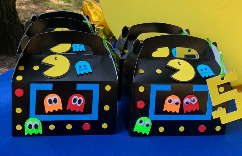 Pacman treat boxes set of 10 | Etsy