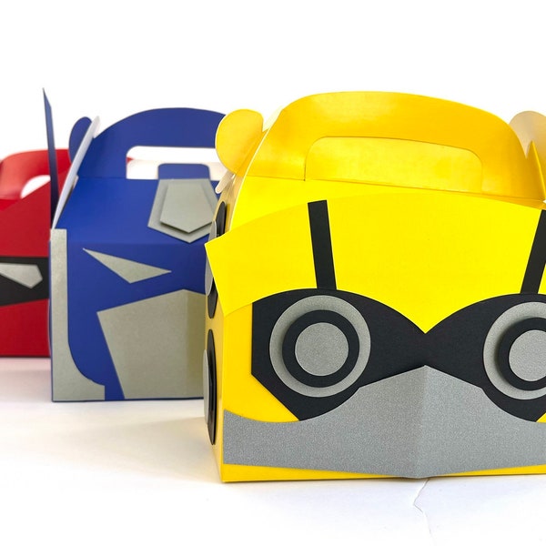 Transformers Inspired Treat boxes