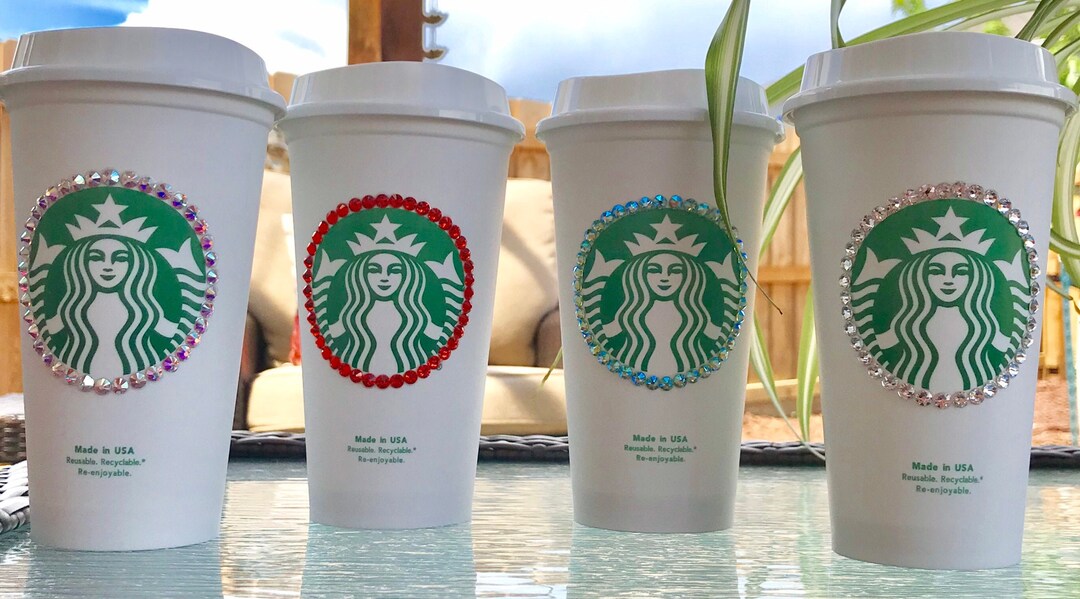 Starbucks Coffee Cups 16 Oz Refillable ECO FRIENDLY With Etsy