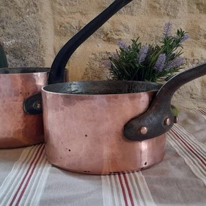 Copper pans heavy copper pans French restaurant quality pots French cooking pans 3mm copper pan Professional Kitchen pans