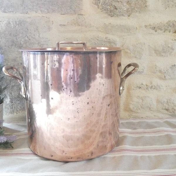 French Copper Big Pot