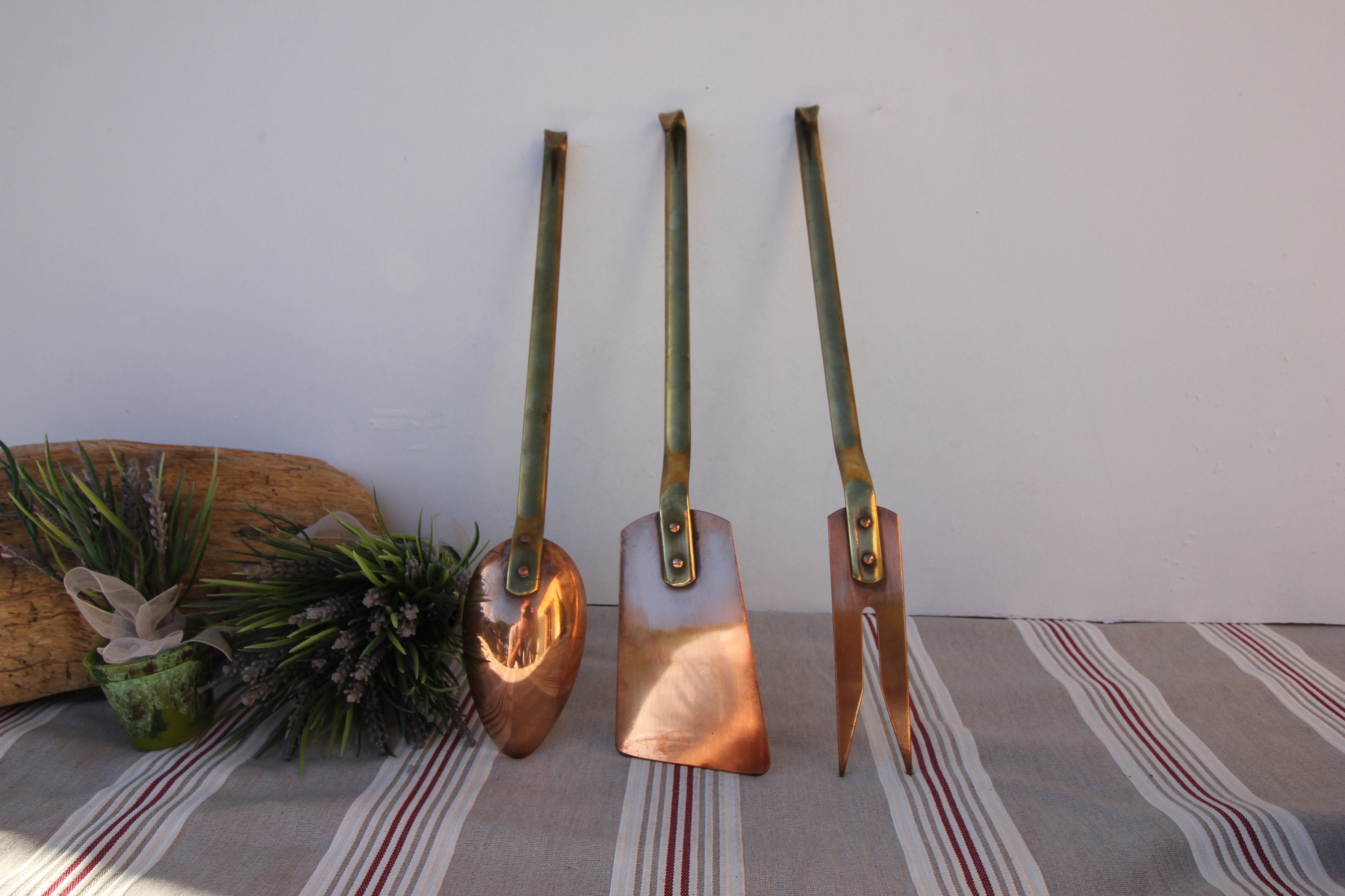 Utensilios de cocina de cobre y latón francés | Etsy