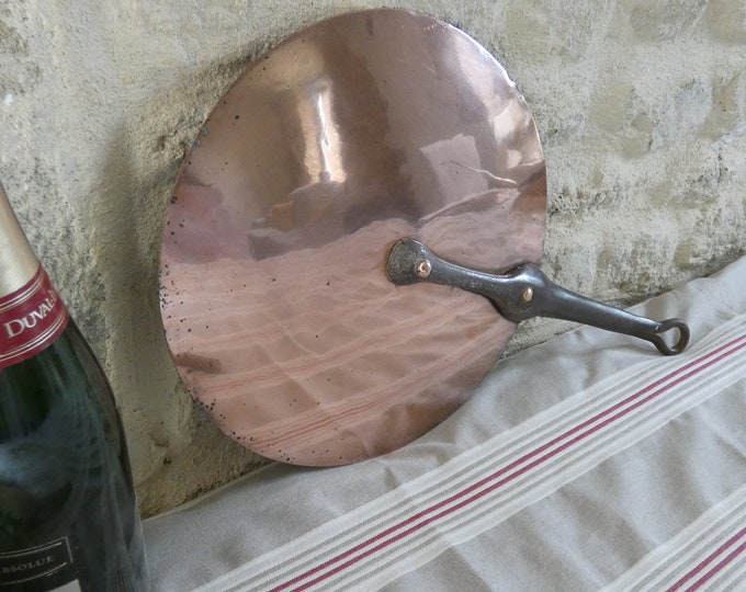 Copper Pan Lid French Cooking Pot Lids Antique Copper Lid French