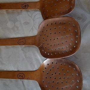 Copper utensils 5 skimmer sieve strainer kitchen utensils