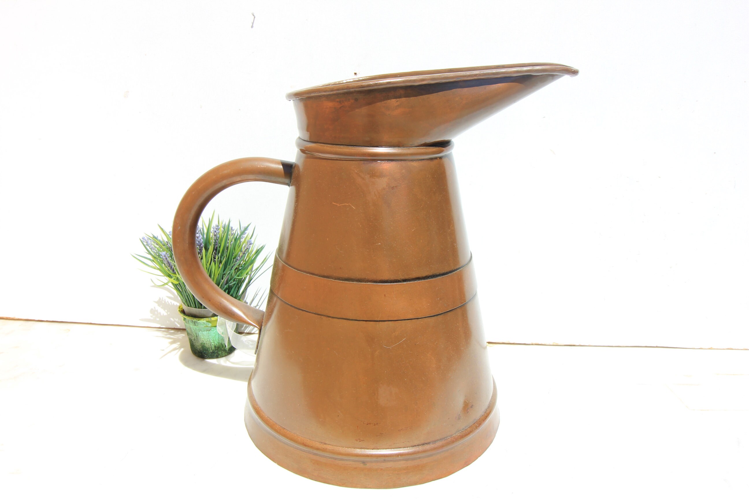 Grande Cruche Français Cuivre, Pichet Cuisine, Décor à La Maison