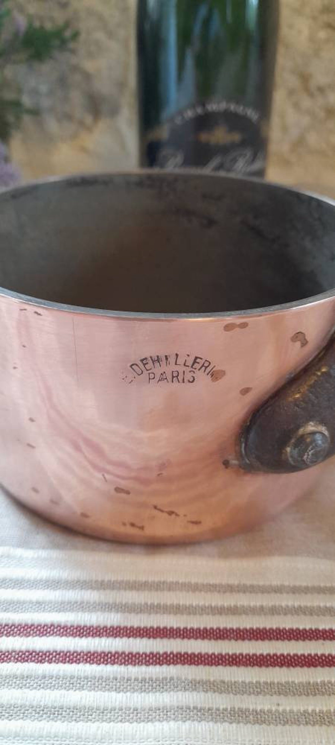 Poêle E dehillerin poêle de qualité supérieure casseroles en cuivre