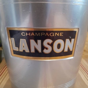 Ice bucket champagne ice cooler French champagne celebration wedding anniversary gift champagne Lanson ice bucket