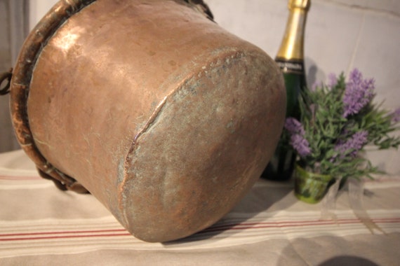 レトロ雑貨 銅製 吊り下げ鍋