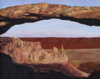 Mesa Arch, Utah. Original Oil Painting